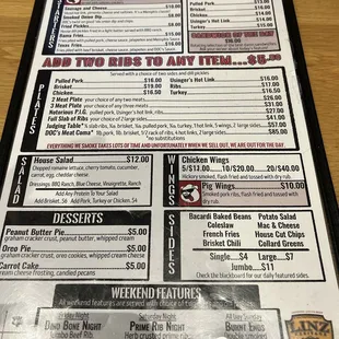 menu, sushi and sashimi