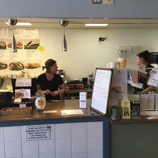 The staff was fast and friendly!