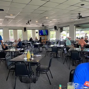 people eating in a restaurant