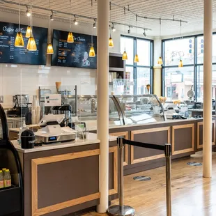 the inside of the store