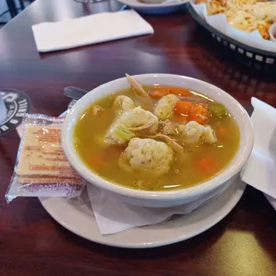 Chicken and dumpling soup