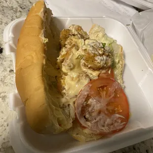 Their shrimp po boy sandwich...not worth the money you spend. Very disappointed and order more food and very disappointed