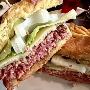 BYO Burger, medium rare