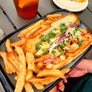 Blackened Shrimp Po Boy