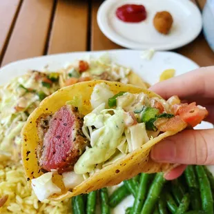 Yellow Fin Tuna Taco