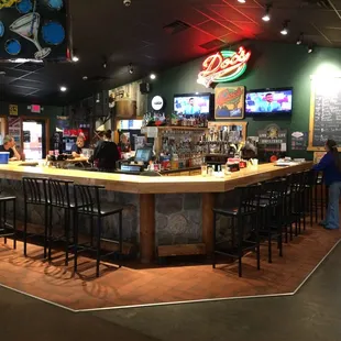 Wide open floor plan and nice decor, they laid this place out nicely.