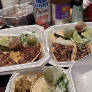 Omg the tacos here is so good! They stay busy also...there was a language barrier but I had someone there help translate.  So so good.