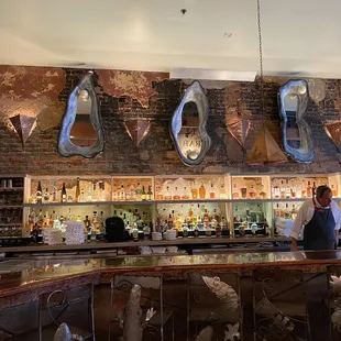 a man behind the bar