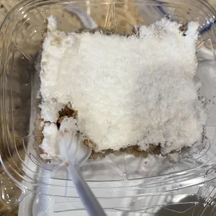 Coconut cassava cake