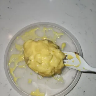 Another huge potato in the potato salad...