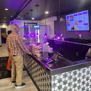 sushi and sashimi, interior