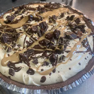 Peanut butter pie