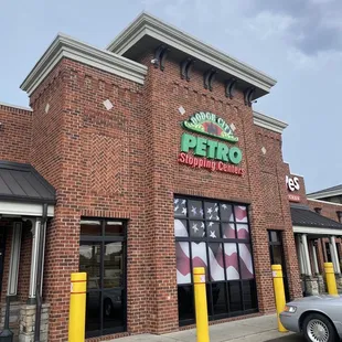 the front of the store