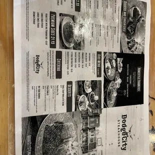 Menu front