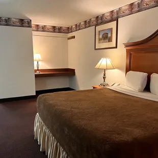 The switches on the lights were broken. Hard to turn on. I was very skeptical of the sheets.