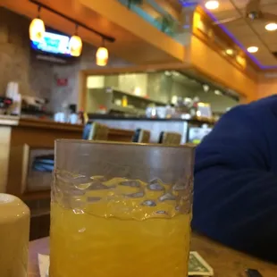 Watery orange juice
