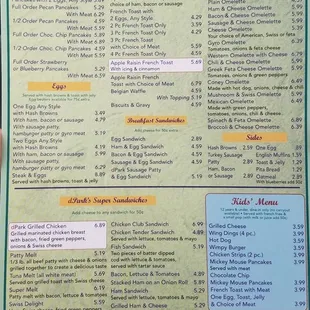 soups and chowder, menu