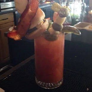 This is one of the drinks in the club house....