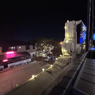 sushi and sashimi, outside