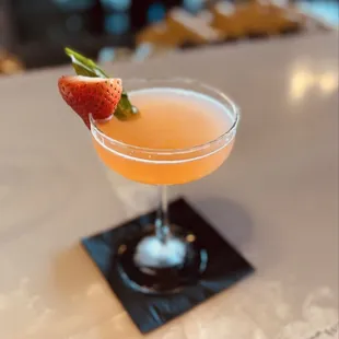 Naught By Nature cocktail  Carries a sweeter fruity note