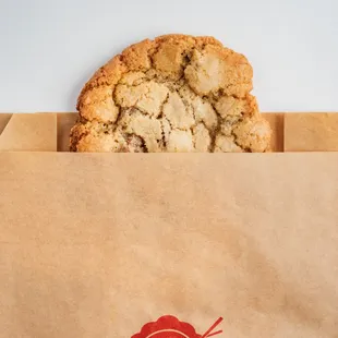 feliciously chewy sea salt cookie, we freshly baked every day