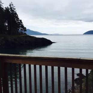 A view from the deck of Doe Bay