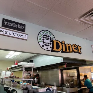 diners at the counter
