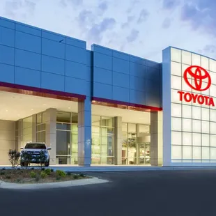 Sundown at Doenges Toyota in Bartlesville.