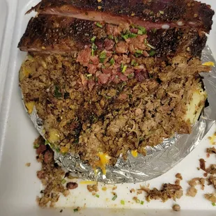 Two meat potatoe