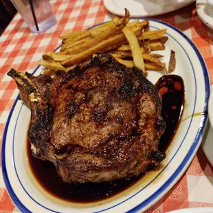 Ribeye and fries. God bless America!