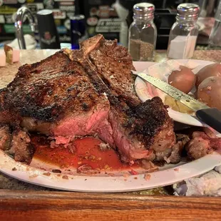 2lb Porterhouse - Med temperature