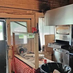 the inside of a restaurant