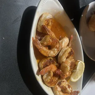 Grilled shrimp appetizer