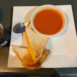 Grilled cheese &amp; tomato soup