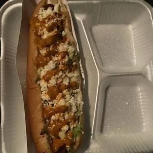 California hot dog