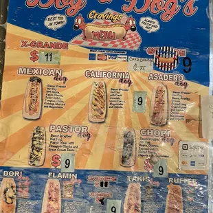 Menu- january 2022