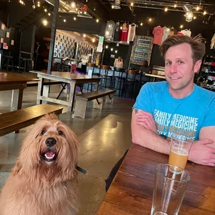 My son Dr Rob and his lab assistant Brunswick also like Dog and Pony Show!