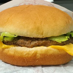 "Mini" Texas burger (single patty)