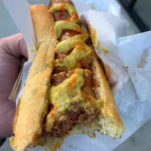 Spicy Italian with Dijon Mustard and Cayenne Sauce