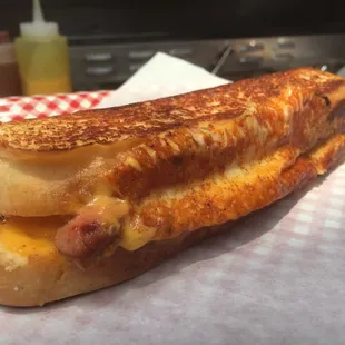 The Grilled Cheesy Dog. Oh yeah!