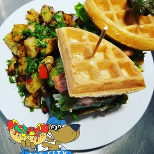 Waffle Sandwich
