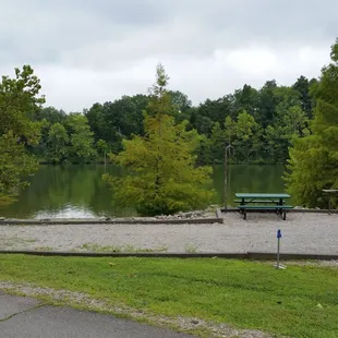 Site 23 has electric and water and on the lake