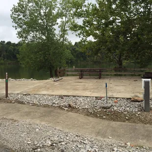 The only concrete padded site