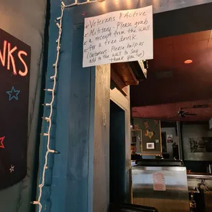 Wall of thanks instructions