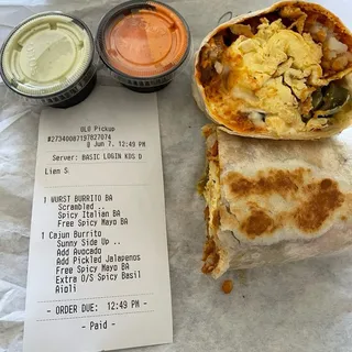 Cajun Burrito