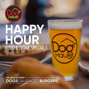 HAPPY HOUR - food and drink specials: Mon-Fri: 3-6 PM and Sun: 3-9 PM