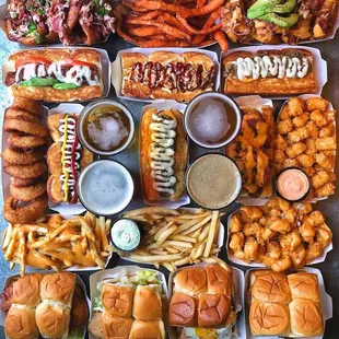 food, dough desserts, donuts