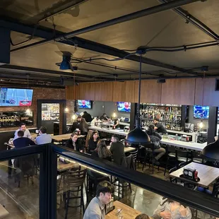 people sitting at tables