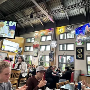 Inside - Packed on Tuesday afternoon during Thanksgiving week