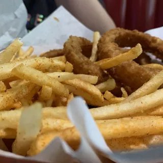 1/2 Rings Half Fries Basket
